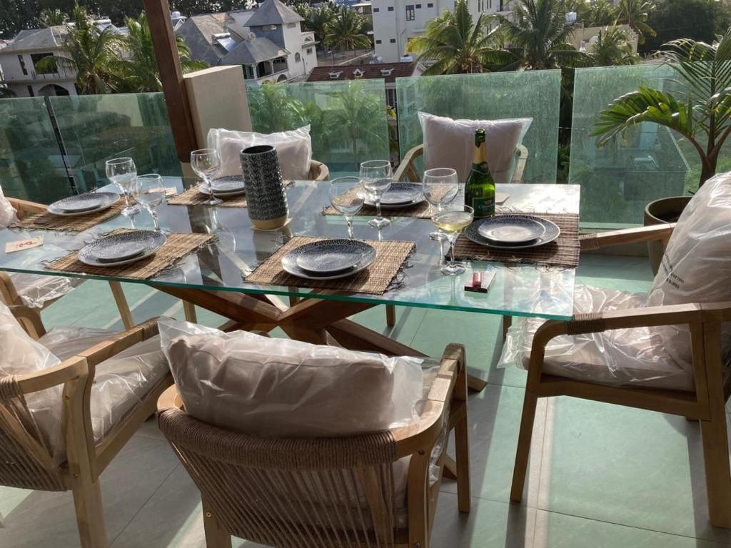 Splendide Penthouse Vue Mer A 5 Mn A Pied De La Plage Flic en Flac Экстерьер фото