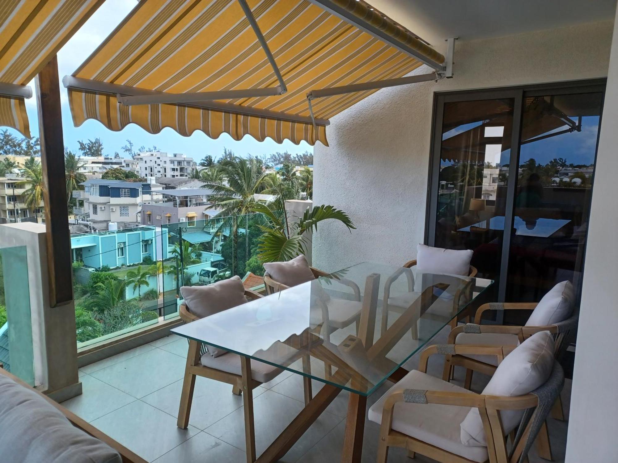 Splendide Penthouse Vue Mer A 5 Mn A Pied De La Plage Flic en Flac Экстерьер фото