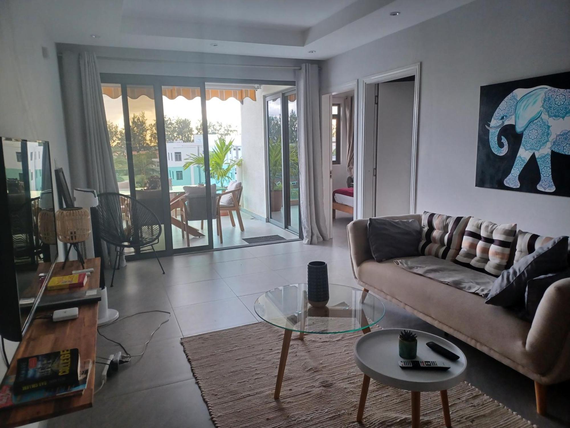 Splendide Penthouse Vue Mer A 5 Mn A Pied De La Plage Flic en Flac Экстерьер фото